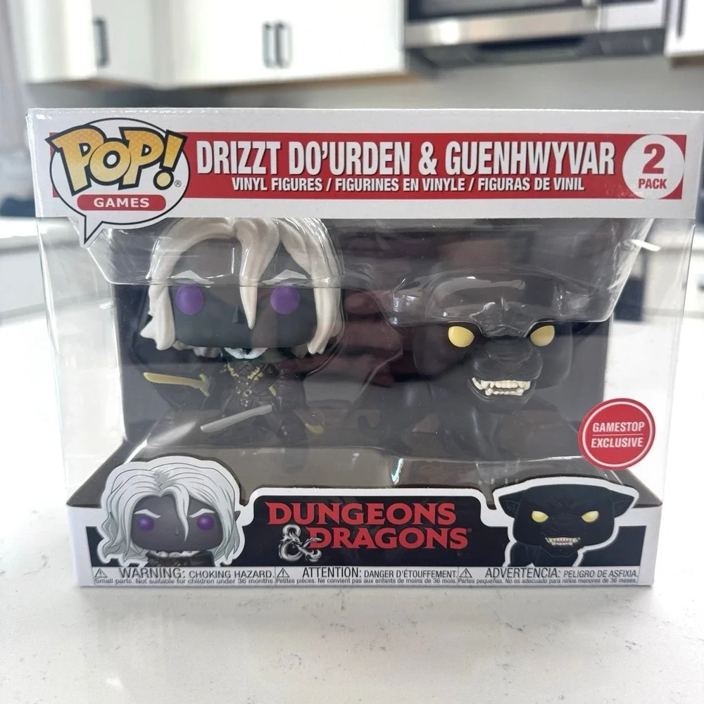 Funko Pop! Games - Dungeons & Dragons - Drizzt Do'Urden & Guenhwyvar - 2 Pack...